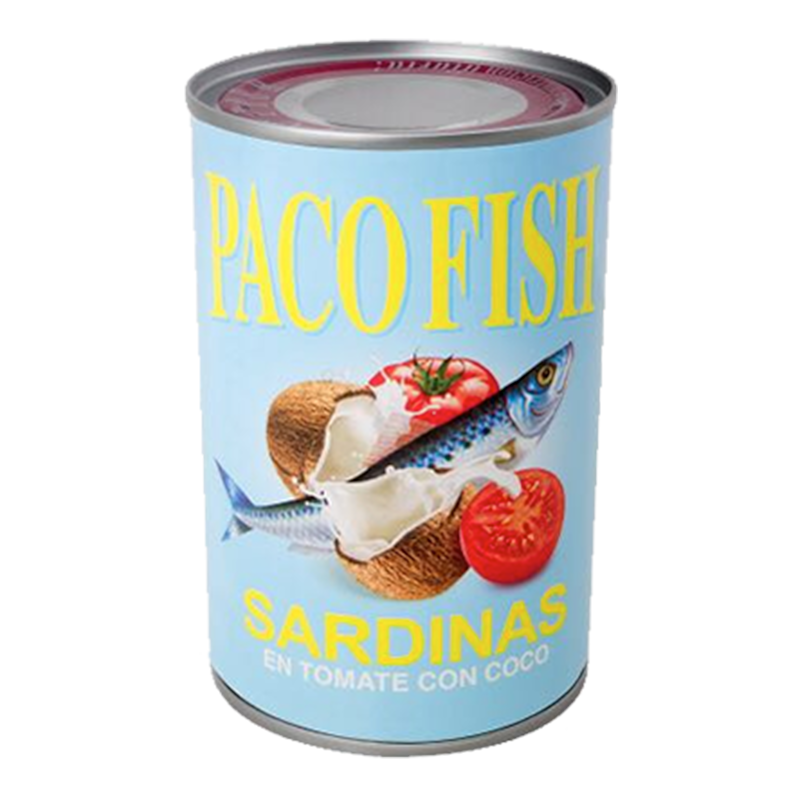 Sardinas en Salsa de Tomate con Coco